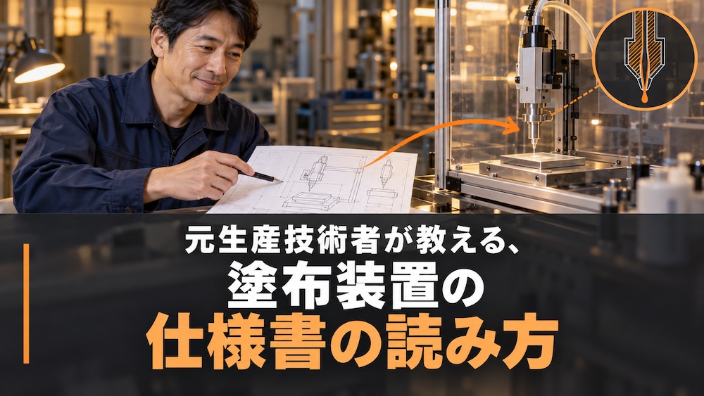 元生産技術者が教える、塗布装置の仕様書の読み方